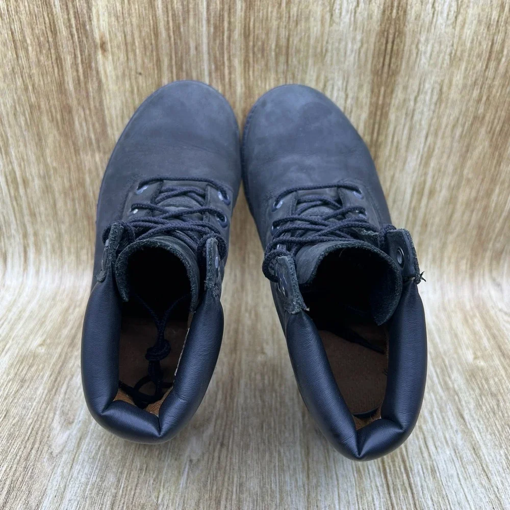 Timberland Premium 6-Inch Waterproof Youth Size 5Y Black Ankle Boots Shoes 12907